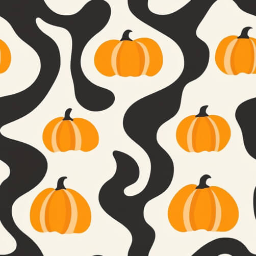 Whimsical Pumpkin Pattern for Halloween Whimsical Pumpkin Pattern for Halloween thumbnail