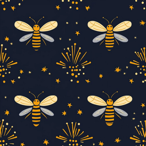Whimsical Bee Pattern Whimsical Bee Pattern thumbnail