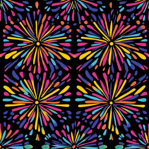 Buntes Burst-Muster auf schwarzem Hintergrund Buntes Burst-Muster auf schwarzem Hintergrund thumbnail