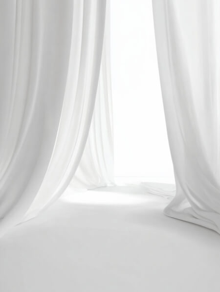 Daliena – 2 Tende Lunghe Bianche Rustiche, 65x160 Cm, Semitrasparenti, Ricamate, Con Passante, In Poliestere, Per Cucina O Soggiorno - 2