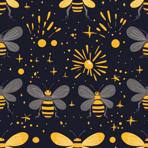 Whimsical Bee Pattern Whimsical Bee Pattern thumbnail