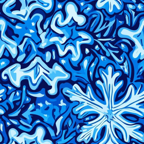 Abstraktes Blaues Schneeflockenmuster Abstraktes Blaues Schneeflockenmuster thumbnail