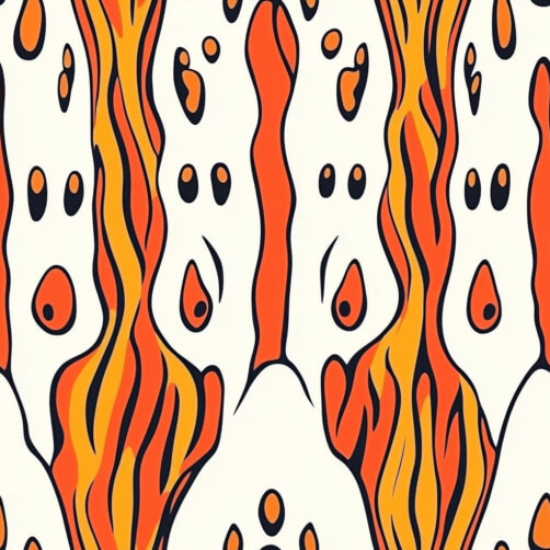 Launisches Gespenst und Flammenmuster Launisches Gespenst und Flammenmuster thumbnail