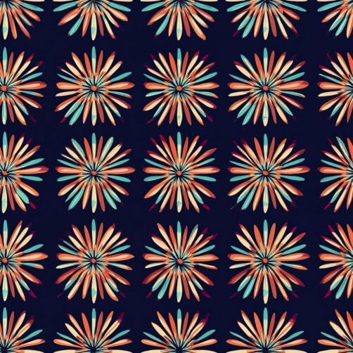 Lebhaftes florales Muster auf dunklem Hintergrund Lebhaftes florales Muster auf dunklem Hintergrund thumbnail