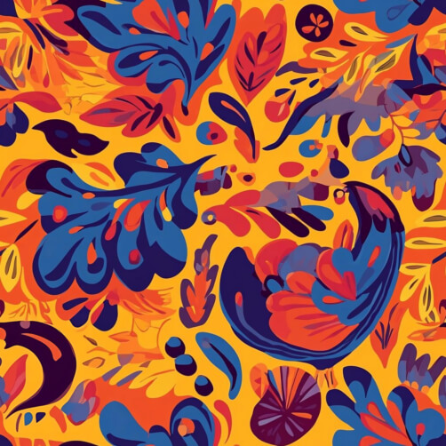 Buntes abstraktes Blumenmuster Buntes abstraktes Blumenmuster thumbnail