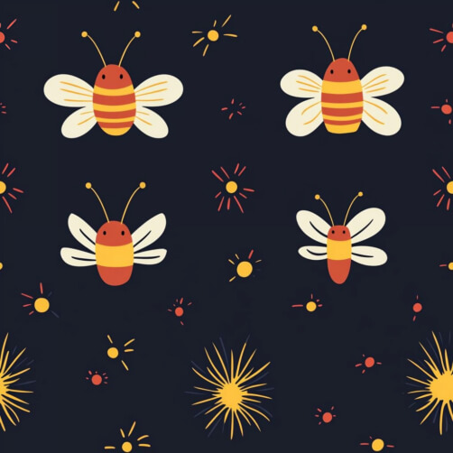 Whimsical Bee Pattern Whimsical Bee Pattern thumbnail