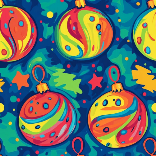 Buntes Weihnachtsornamente-Muster Buntes Weihnachtsornamente-Muster thumbnail