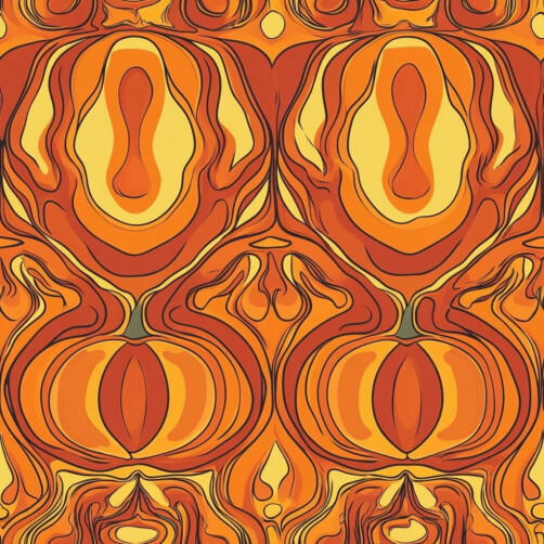 Lebhaftes abstraktes Muster in Orange und Gelb Lebhaftes abstraktes Muster in Orange und Gelb thumbnail
