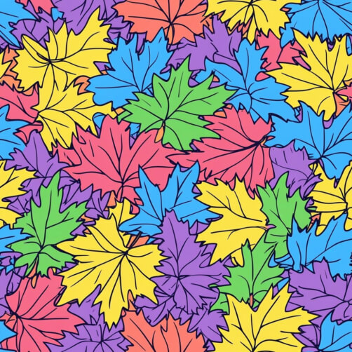 Buntes Blättermuster Buntes Blättermuster thumbnail