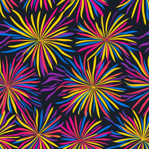 Lebhaftes abstraktes Blumenmuster Lebhaftes abstraktes Blumenmuster thumbnail
