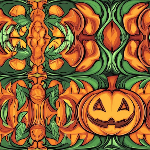 Buntes Halloween-Kürbis-Muster Buntes Halloween-Kürbis-Muster thumbnail