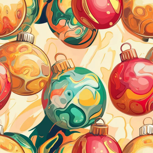 Bunte Weihnachtsornamente Bunte Weihnachtsornamente thumbnail