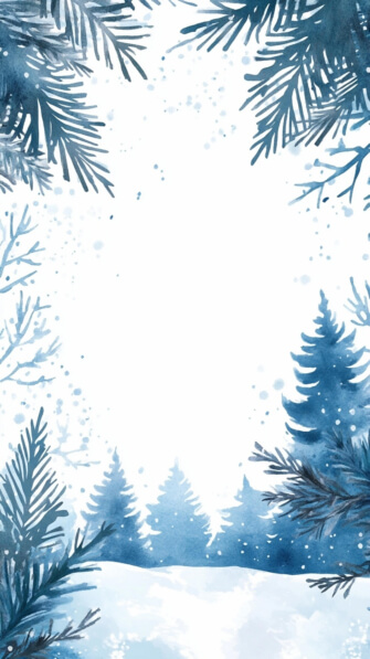 Download Winter Landscape with Pine Trees Backgrounds Online - Creative ...