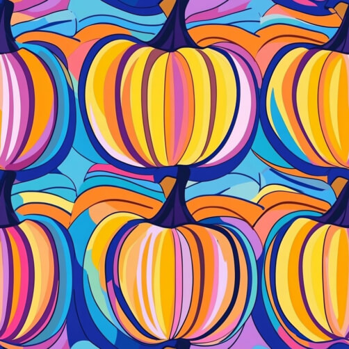Buntes Kürbis-Muster Buntes Kürbis-Muster thumbnail