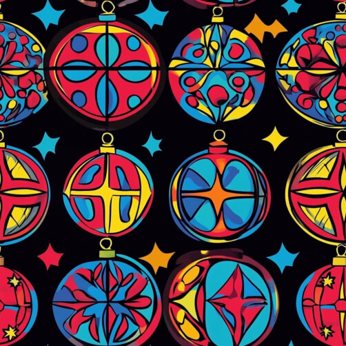 Bunte Weihnachtsornamente Muster Bunte Weihnachtsornamente Muster thumbnail