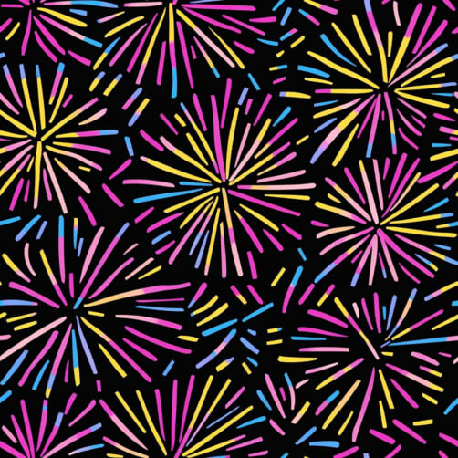 Buntes Feuerwerksmuster auf schwarzem Hintergrund Buntes Feuerwerksmuster auf schwarzem Hintergrund thumbnail
