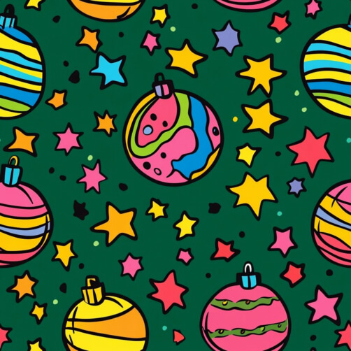 Bunte Urlaubsornamente und Sternmuster Bunte Urlaubsornamente und Sternmuster thumbnail