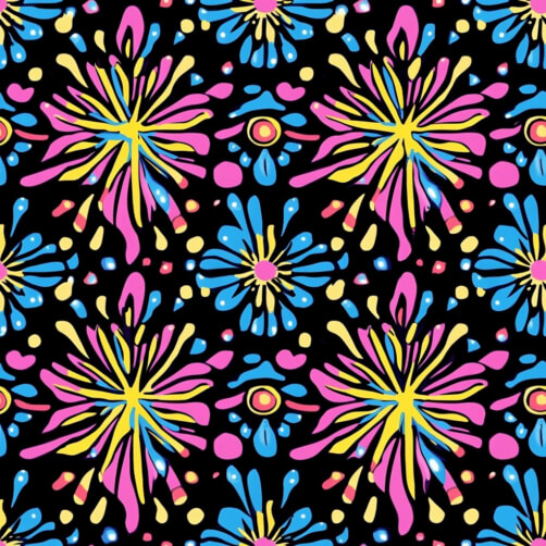 Buntes abstraktes Blumenmuster Buntes abstraktes Blumenmuster thumbnail