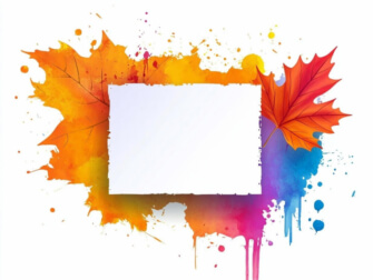 Autumn Leaves with Colorful Background Autumn Leaves with Colorful Background thumbnail