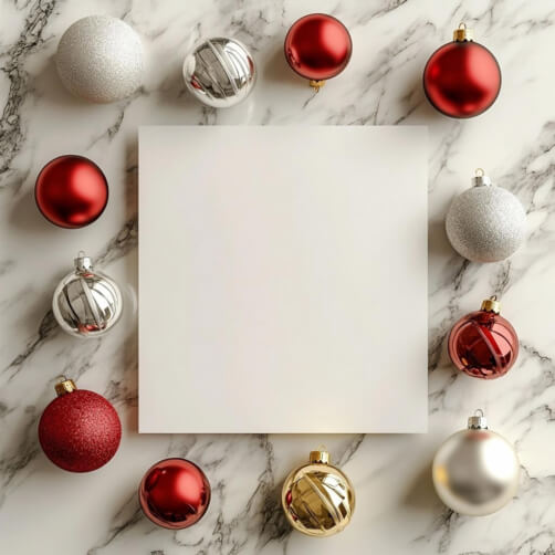 Christmas Ornaments with Blank Paper Christmas Ornaments with Blank Paper thumbnail