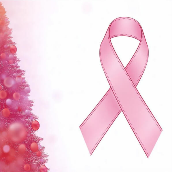Pink Ribbon Xmas Download Pink Ribbon and Christmas Tree Backgrounds Online - Creative ...
