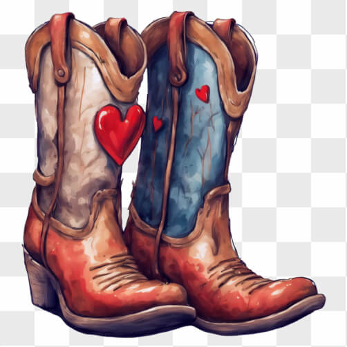 Cowboy Boots Cartoon Images - Free Download on Creative Fabrica