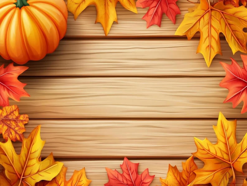 Fall Background Apps Download Autumn Pumpkin and Leaves Backgrounds Online - Creative Fabrica