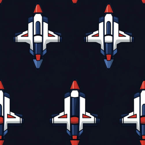 Motivo di Nave Spaziale Stilizzato thumbnail