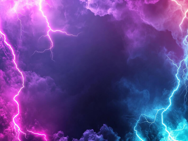 Download Electric Storm with Vibrant Lightning Bolts Backgrounds Online ...
