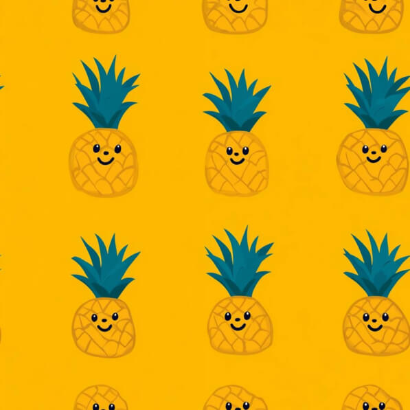 Descarga Patrón de piña juguetona Patrones En Línea - Creative Fabrica