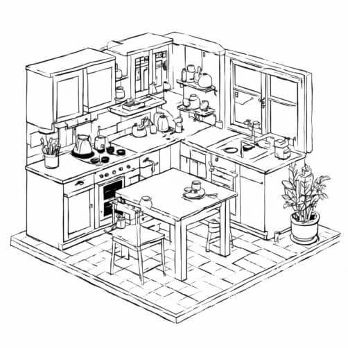 Illustrative Kitchen Design Illustrative Kitchen Design thumbnail