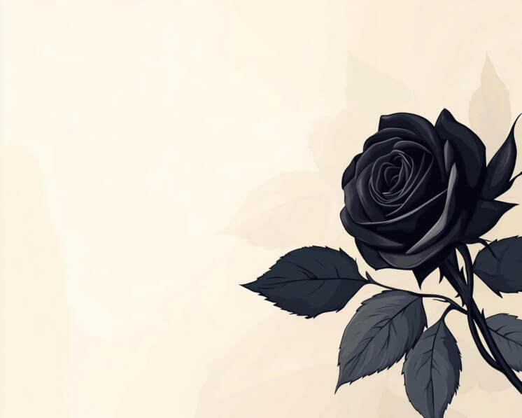 Download Elegant Black Rose Illustration Backgrounds Online - Creative ...