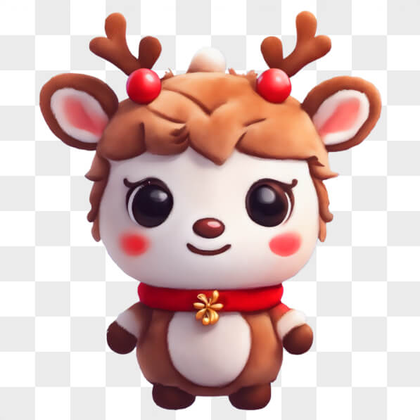 Download Kawaii Reindeer Character for Holidays Kawaii Online ...