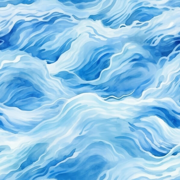 Download Abstract Ocean Waves in Blue Patterns Online - Creative Fabrica