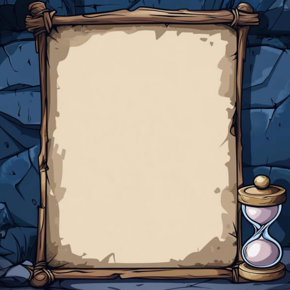 Empty Ranger Scroll Download Empty Parchment Scroll with Hourglass Backgrounds Online ...