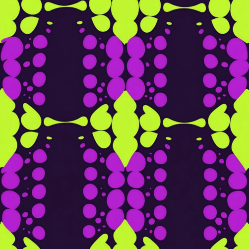 Vibrant Abstract Pattern in Purple and Lime Green Vibrant Abstract Pattern in Purple and Lime Green thumbnail