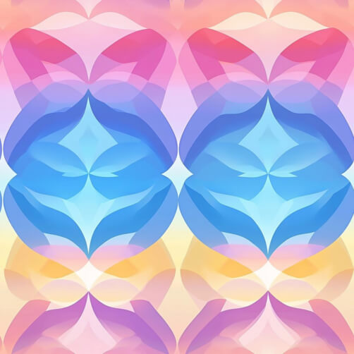 Symmetrical Abstract Pattern in Pastel Colors Symmetrical Abstract Pattern in Pastel Colors thumbnail