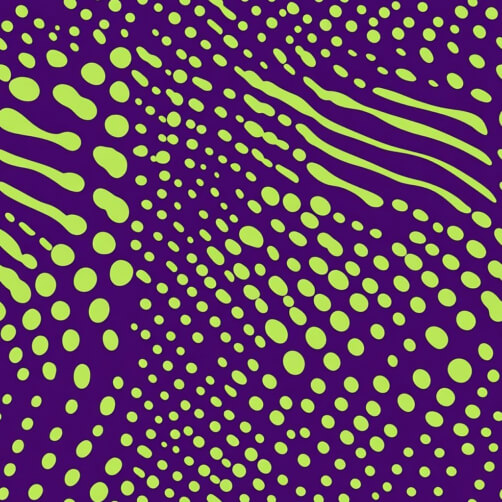 Vibrant Abstract Pattern with Green Shapes on Purple Background Vibrant Abstract Pattern with Green Shapes on Purple Background thumbnail