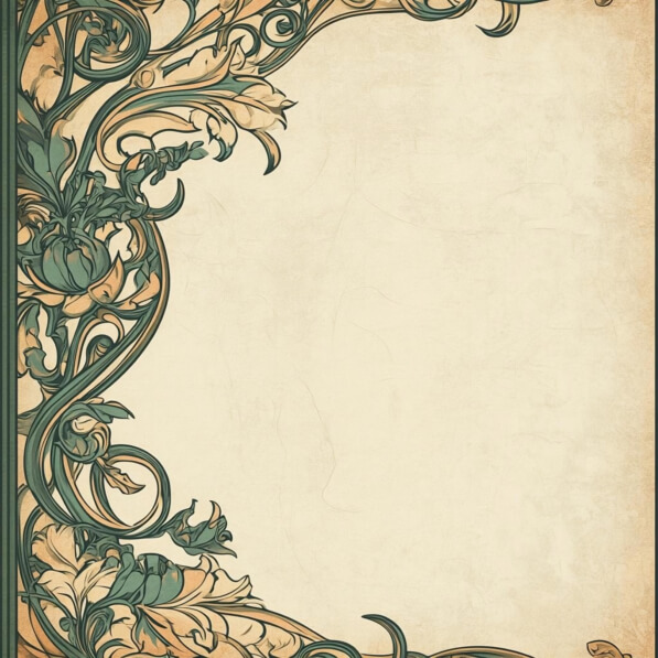 Download Ornate Floral Border Design Backgrounds Online - Creative Fabrica