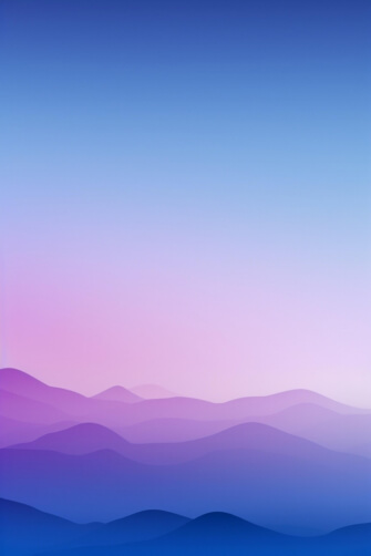 Ruhige abstrakte Landschaft mit Farbverlauf thumbnail
