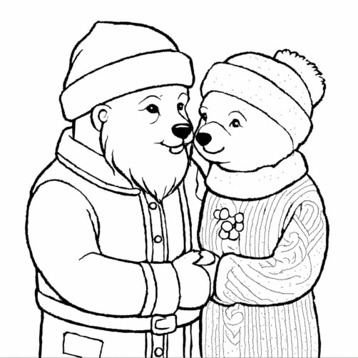 Loving bears in winter attire Patterns Loving bears in winter attire Patterns thumbnail
