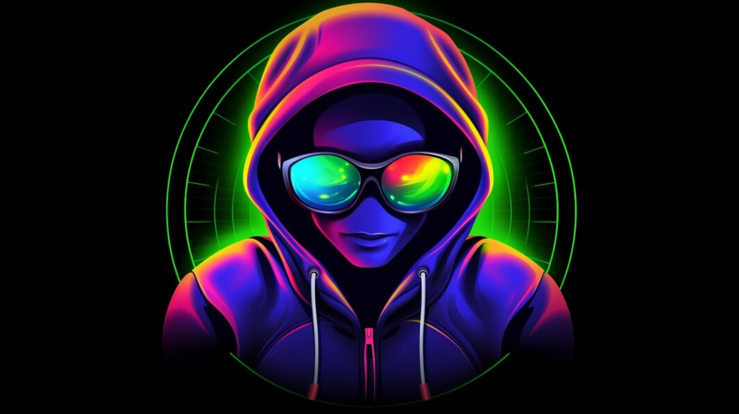 Futuristic Character in Neon Colors Futuristic Character in Neon Colors thumbnail