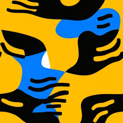 Abstract Composition with Hands and Fluid Forms Abstract Composition with Hands and Fluid Forms thumbnail