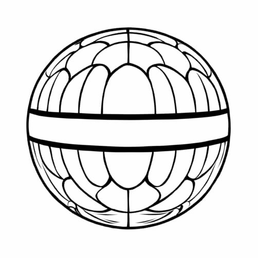 Download Trophy with Striped Sphere Coloring pages Online - Creative ...