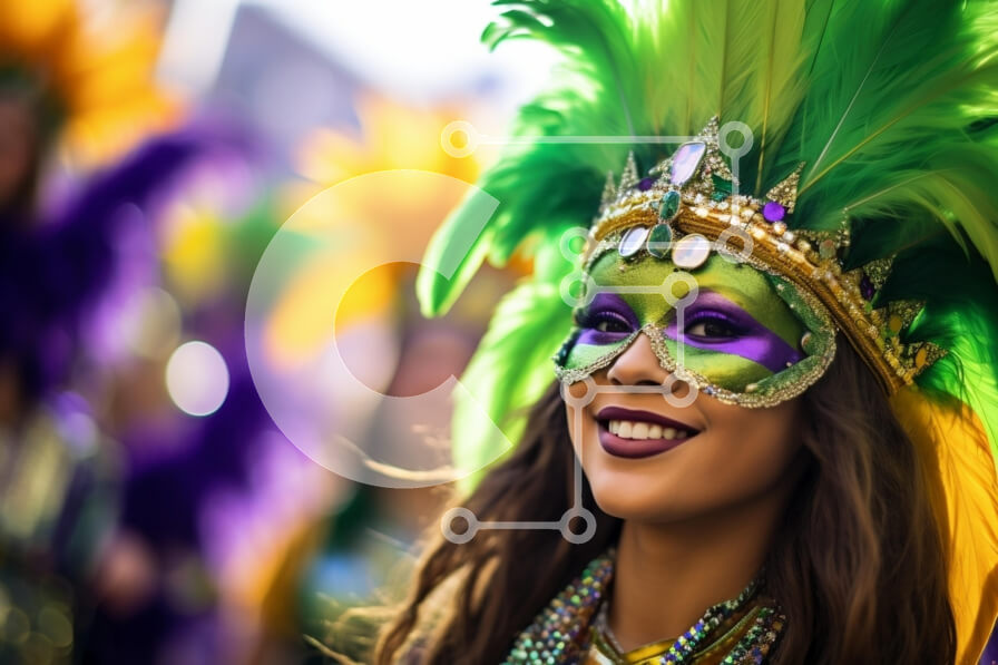 Descarga Celebración de Carnaval con Disfraz Colorido Fotos de Archivo ...