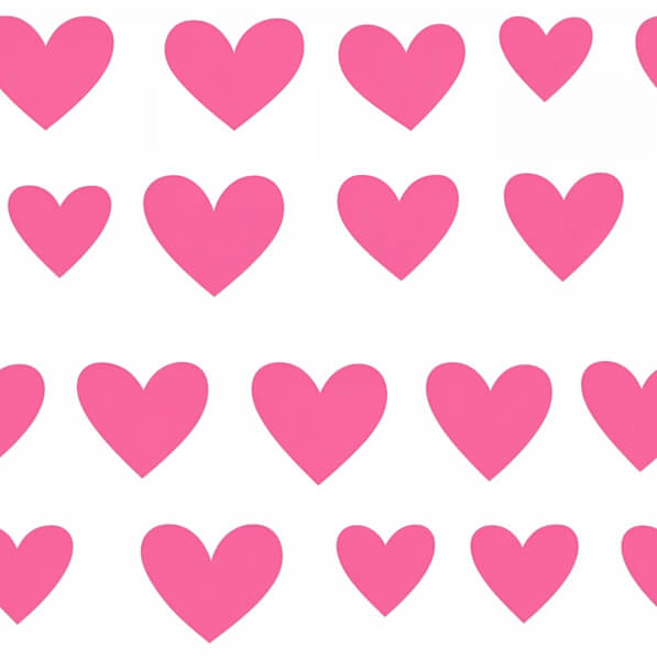 Pink Heart Pattern Id Code Download Pattern of Pink Hearts on White Background Patterns Online ...