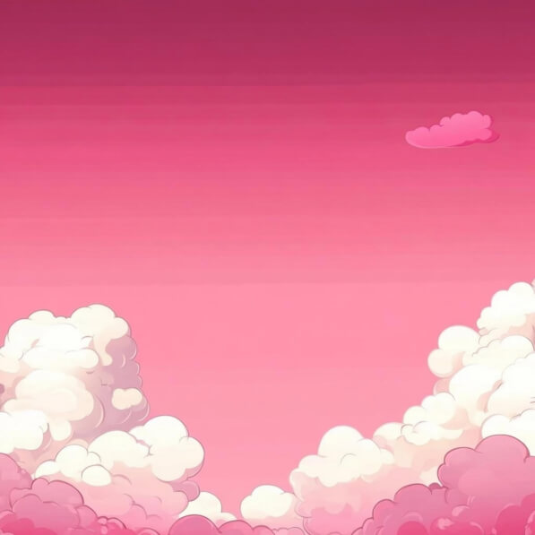 Download Dreamy Pink Sky with Fluffy Clouds Backgrounds Online ...