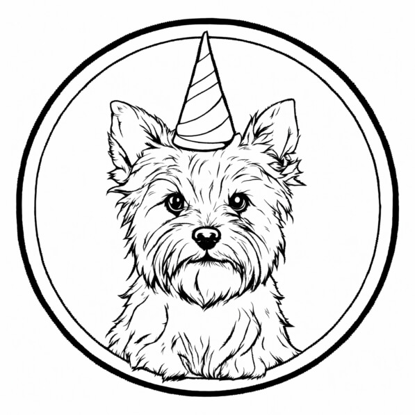Abbylike Geburtstags-Outfit Für Rasengans – Partyhut & Bandana Für 58,4 Cm Große Garten-Deko-Enten (gelb)