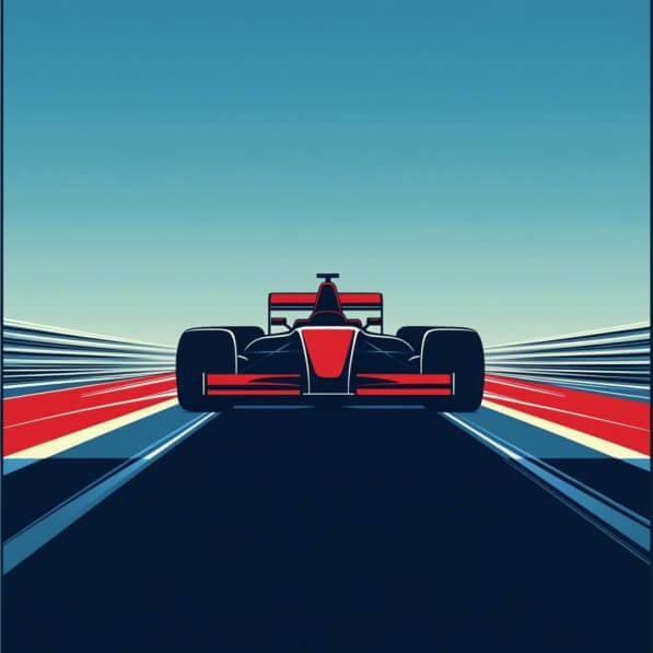 Download Race Car on a Stylized Racetrack Backgrounds Online - Creative ...