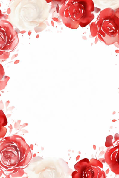 Fancy Border With Roses Download Watercolor Roses Decorative Border Backgrounds Online ...